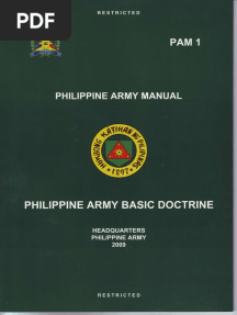 Philippine Army Manual 1 Basic Doctrine (2009)