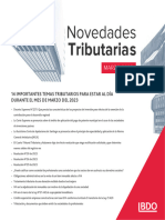 BDO Novedades Tributarias Marzo 1681442876