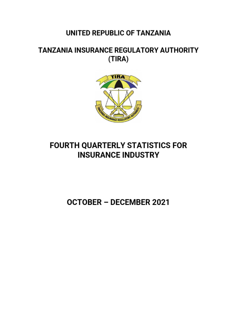 sw-1662556454-TANZANIA INSURANCE QUARTERLY PERFORMANCE STATISTICS | PDF ...