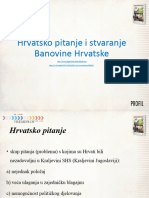1.5. Hrvatsko Pitanje I Stvaranje Banovine Hrvatske - JA