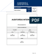 Auditorías Internas (P-QLT-07) V 01