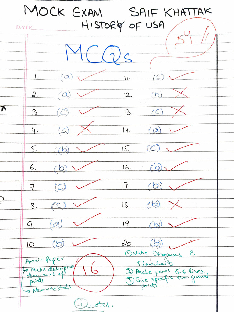 Css topper s history of usa mock exam pdf
