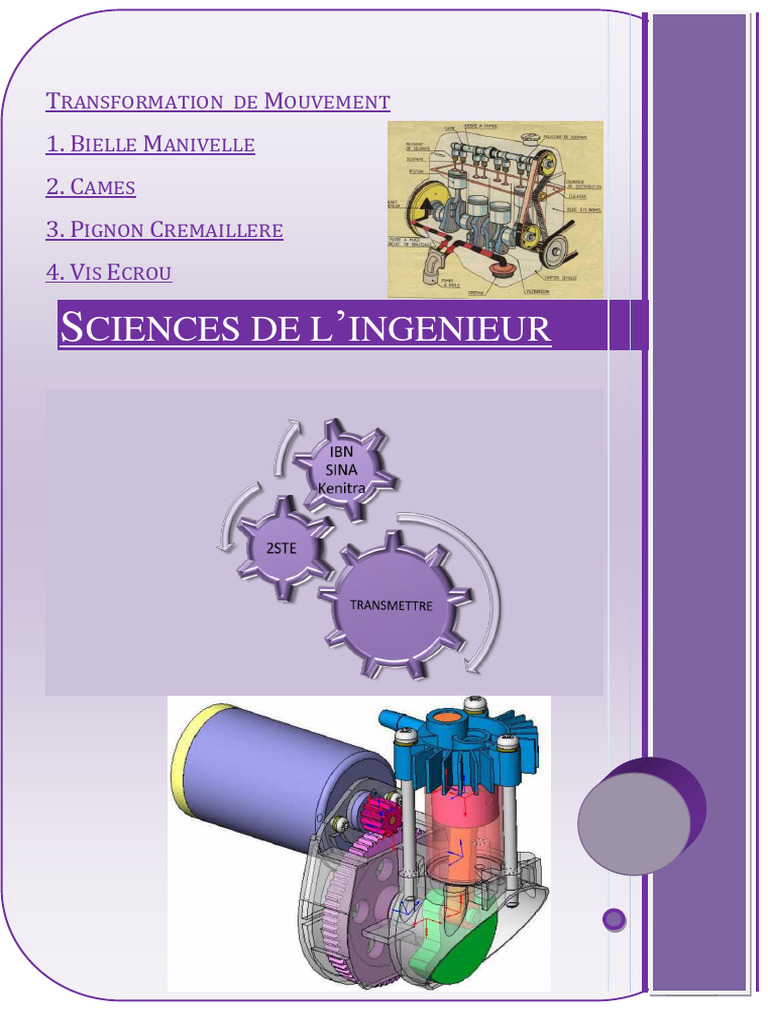 Transformation de Mouvement 2STE PDF