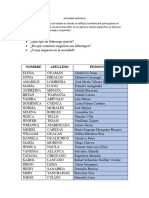 Actividad Individual