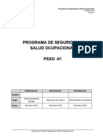 PSSO-01 Programa de Seguridad y Salud Ocupacional - V.0