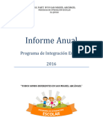 Informe Anual PIE 2016 COLEGIO SMA