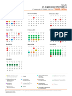 Calendario Grado Ing. Informática