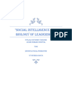 Social Intelligence and Biology of Leadership