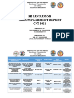 SK San Ramon Accomplishment Report 2021-Lydo