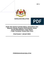 Kerajaan Malaysia: (Tidak Termasuk Tentera Dan Polis) (Kuat Kuasa 1 Januari 2024)