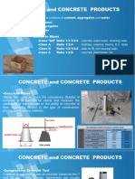 Concrete and Concrete Products
