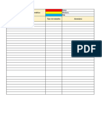 Planilha Controle de Leitura - Excel
