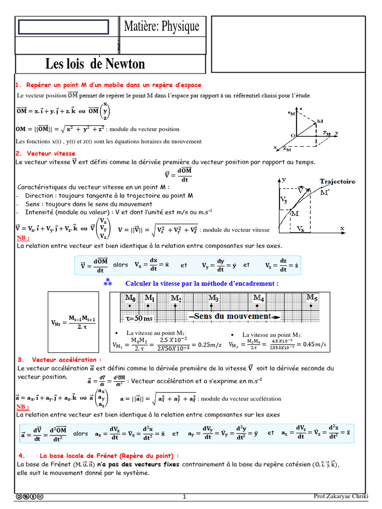 lois-de-newton-resume-de-cours-1-1-pdf-lois-du-mouvement-de-newton