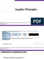 Chapter 1 - Compiler Principles