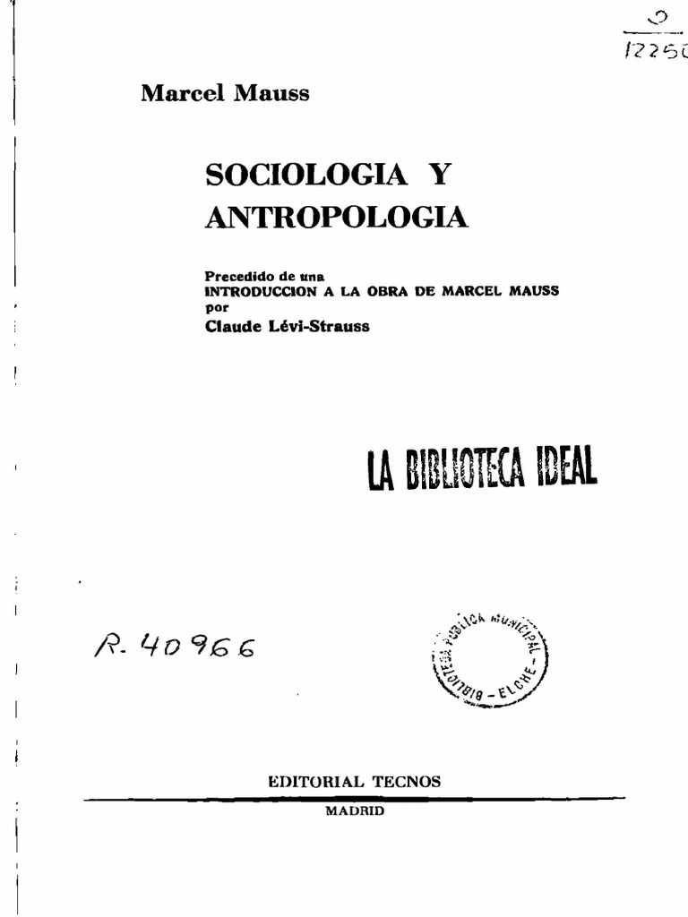 Mauss_M_Sociología y antropología | PDF