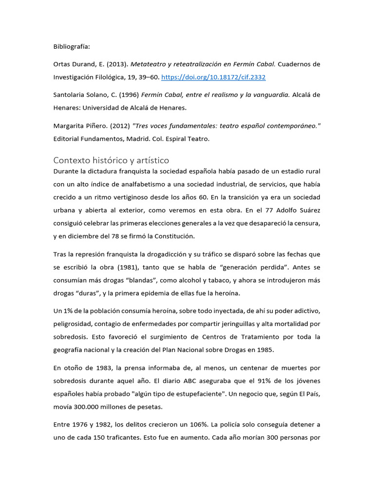 Caballito Del Diablo PDF Heroína La