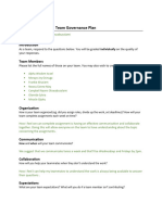 pc102 Document Applicationactivity Teamgovernanceplantemplate