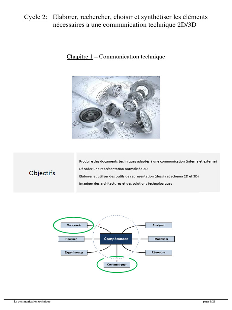 Communication Technique 2D/3D: Guide Complet | PDF | Vis de fixation ...