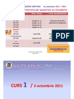 CURS 1 - Genetica 3 Oct. 2011 [Compatibility Mode]