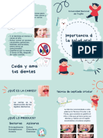 Folleto Díptico Infantil para Actividades Creativas de Manualidades para Niños Ilustrado Doodle Verde Claro y Blanco