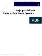 Banco de Trabajo Portátil Con Todas Las Funciones y Planos