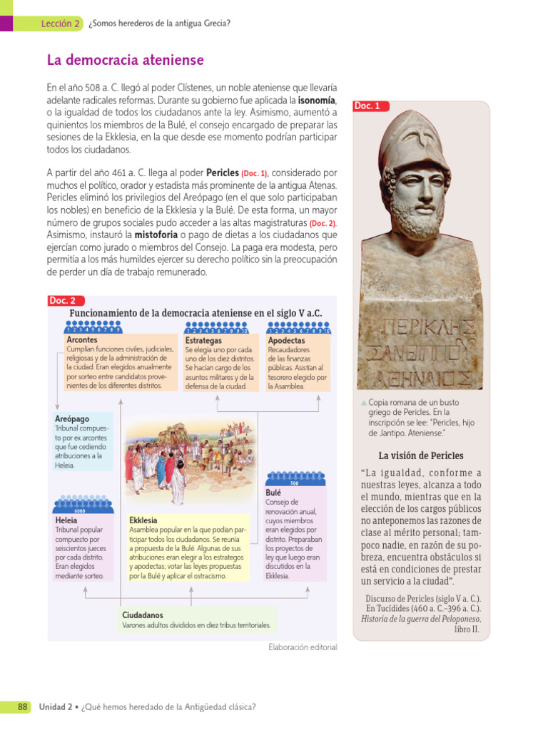 Democracia ateniense y sus reformas | PDF | Esparta | Antiguedad clasica