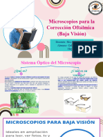 Exposicion de Microscopios en Baja Vision