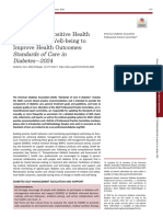 Standards of Care in Diabetes - 2024: 5. Facilitating Positive Health Behaviors and Well-Being To Improve Health Outcomes