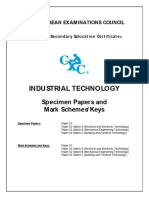 Ind Tech Specimen Paper