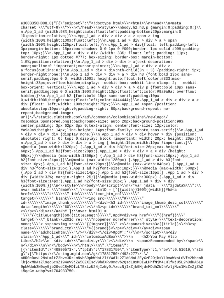 HTML Ad Layout and Styling Guide | PDF | Technology & Engineering