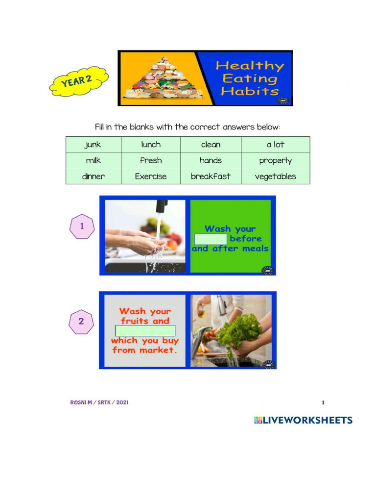 Good Eating Habits Pdf