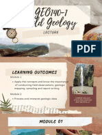 GEO140-1 Field Geology - Orientation