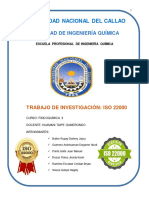 Trabajo ISO 22000