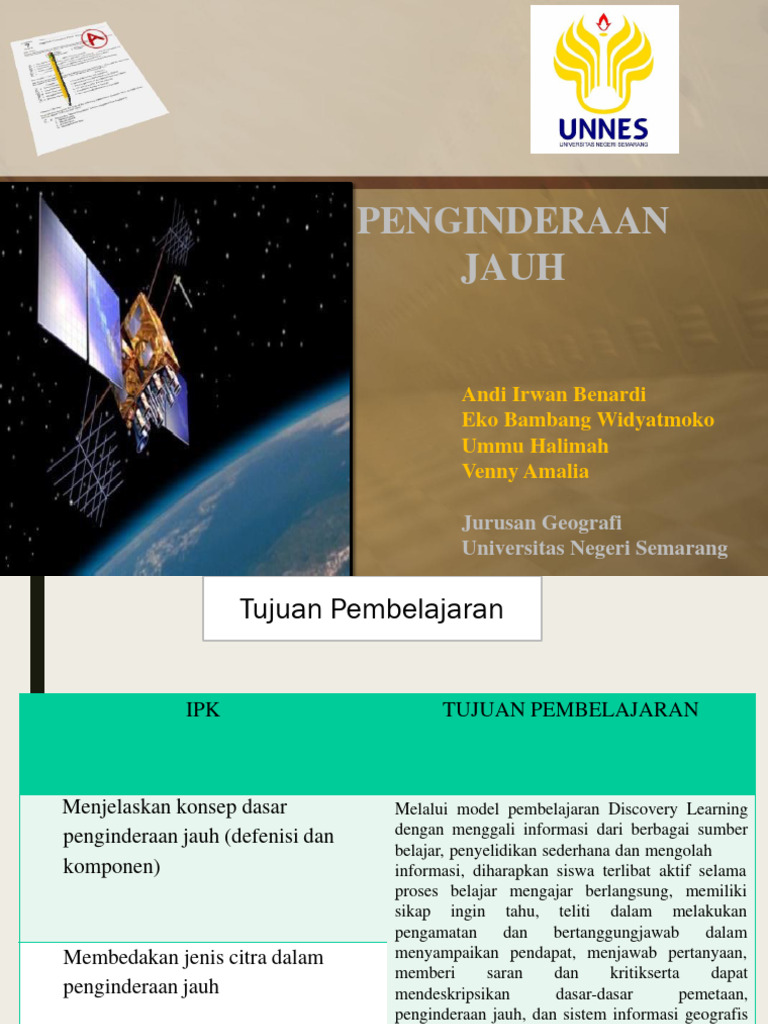 Penginderaan Jauh Dan Sistem Informasi Geografi | PDF