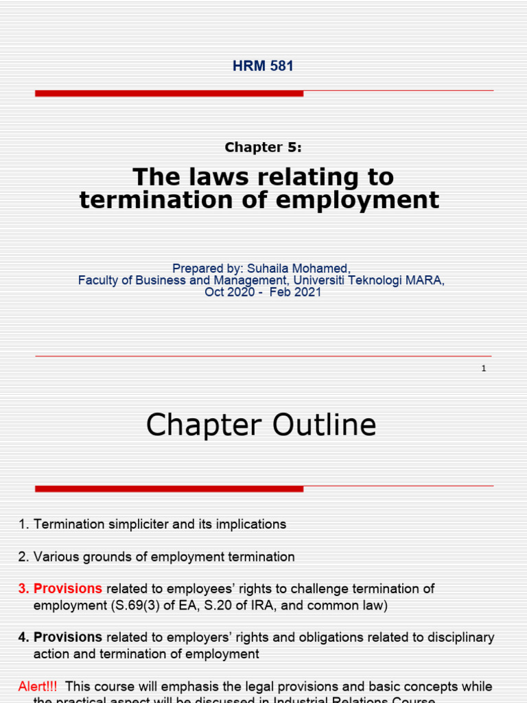 Chap5 HRM581 March 2022 | PDF