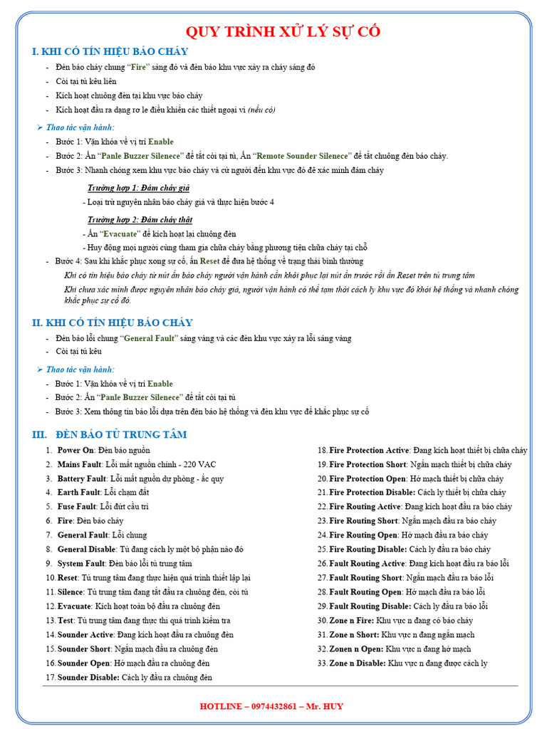 PCCC - HDSD | PDF