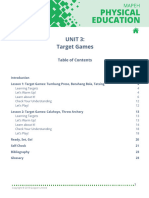 Unit 3 - Target Games, 2 Lessons