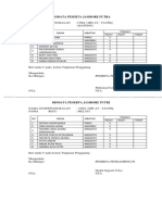 Biodata Peserta Jambore