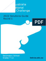Bebras Solution Guide 2022 R1 Secondary