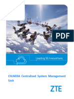 CSU603A Centralized System Management Unit Datasheet