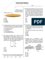 Simulado Geometria Espacial 2