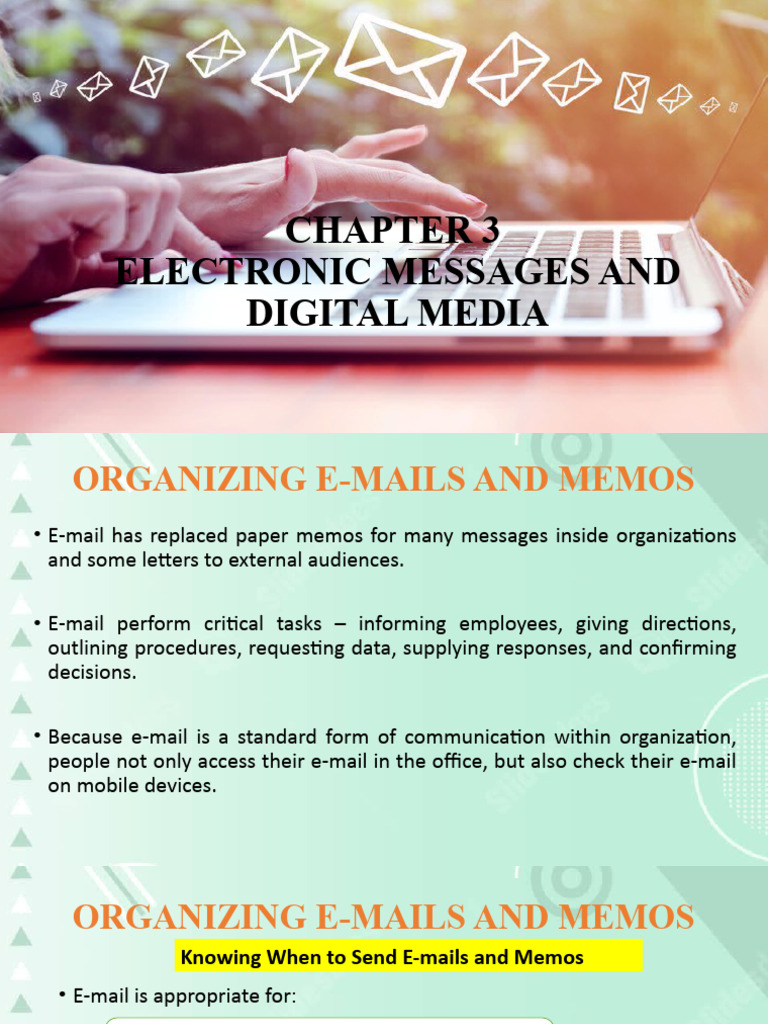 Ch.3 - Electronic Messages and Digital Media | PDF | Memorandum ...