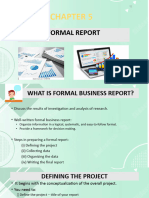 Ch.5 - Formal Report