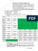 Rol de Evaluaciones Nivel Secundaria Iv Bimestre 2023.4°-5° Alumnos