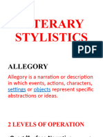 LITERARY STYLISTICS - Allegory, Symbolism and Metaphor