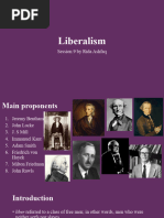 Session 9 - Liberalism