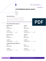 Form Pendirian PT