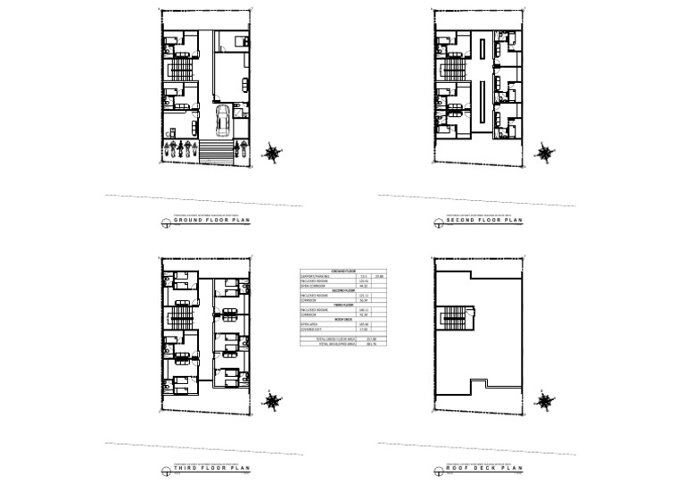 3-Storey Apartment Building Plans | PDF | Buildings And Structures