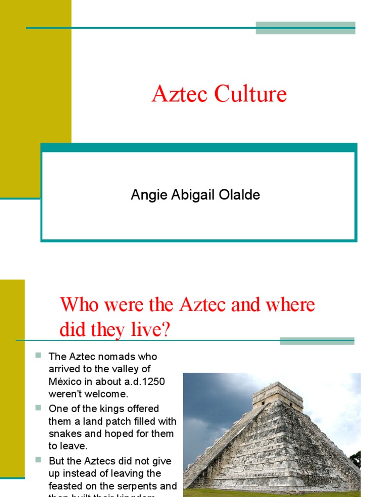 Aztec Culture Presentation Template | PDF