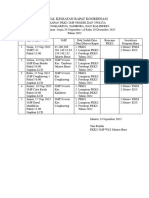 Jadwal Kegiatan Rapat Koordinasi PKKS 2023